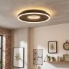 Halor Plafoniera LED Nero, 1-Luce