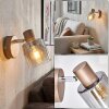 Casterk Applique, Faretto da parete Marrone, Cromo, 1-Luce