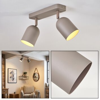 Horen Plafoniera, Faretto da soffitto Sabbia, 2-Luci