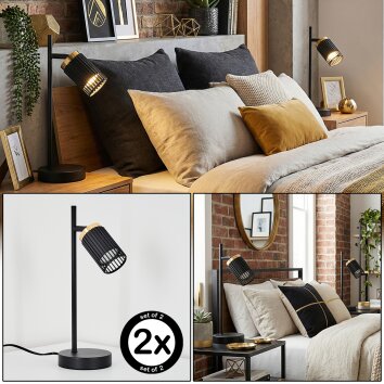 Fenik Lampada da tavolo Nero, 1-Luce