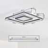 Hadel Plafoniera LED Grigio, Bianco, 1-Luce