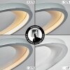 Baiyin Plafoniera LED Cromo, Argento, 1-Luce