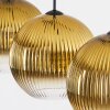Koyoto Lampadario a sospensione, Lampada a sfera, Lampada a sospensione Oro, Chiaro, 3-Luci