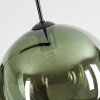 Koyoto Lampadario a sospensione, Lampada a sfera, Lampada a sospensione Verde, 3-Luci