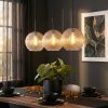 Koyoto Lampadario a sospensione, Lampada a sfera, Lampada a sospensione Ambrato, Chiaro, 3-Luci
