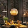 Ripoll Lampadario a sospensione, Lampada a sfera, Lampada a sospensione Ambrato, 1-Luce