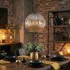Ripoll Lampadario a sospensione, Lampada a sfera, Lampada a sospensione Ambrato, 1-Luce