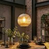 Ripoll Lampadario a sospensione, Lampada a sfera, Lampada a sospensione Ambrato, 1-Luce