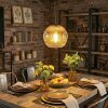 Ripoll Lampadario a sospensione, Lampada a sfera, Lampada a sospensione Oro, Chiaro, 1-Luce