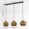 Koyoto Lampadario a sospensione, Lampada a sfera, Lampada a sospensione Oro, 3-Luci