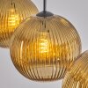 Koyoto Lampadario a sospensione, Lampada a sfera, Lampada a sospensione Oro, 3-Luci