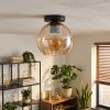 Koyoto Plafoniera, Lampada a sfera 20 cm Ambrato, 1-Luce
