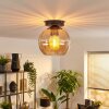 Koyoto Plafoniera, Lampada a sfera 20 cm Ambrato, 1-Luce
