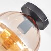 Koyoto Plafoniera, Lampada a sfera 20 cm Ambrato, 1-Luce