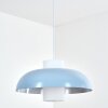 Jarik Lampadario a sospensione, Lampada a sospensione Blu, 1-Luce