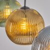 Koyoto Lampadario a sospensione, Lampada a sfera, Lampada a sospensione Blu, Oro, Verde, 3-Luci