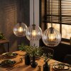 Koyoto Lampadario a sospensione, Lampada a sospensione Chiaro, 3-Luci