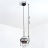 Ripoll Lampadario a sospensione, Lampada a sfera, Lampada a sospensione Cromo, Grigio fumo, 1-Luce