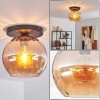 Koyoto Plafoniera, Lampada a sfera 25 cm Ambrato, 1-Luce