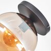 Koyoto Plafoniera, Lampada a sfera 25 cm Ambrato, 1-Luce