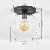 Ripoll Plafoniera, Lampada a sfera Chiaro, 1-Luce