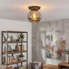 Ripoll Plafoniera, Lampada a sfera Grigio fumo, 1-Luce