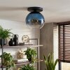 Koyoto Plafoniera, Lampada a sfera 25 cm Blu, Chiaro, 1-Luce