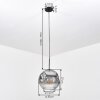 Ripoll Lampadario a sospensione, Lampada a sfera, Lampada a sospensione Chiaro, Grigio fumo, 1-Luce
