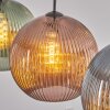 Koyoto Lampadario a sospensione, Lampada a sfera, Lampada a sospensione 30 cm Blu, Verde, Ramato, 3-Luci