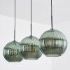 Koyoto Lampadario a sospensione, Lampada a sfera, Lampada a sospensione 30 cm Verde, 3-Luci