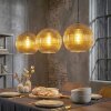 Koyoto Lampadario a sospensione, Lampada a sfera, Lampada a sospensione 30 cm Oro, 3-Luci