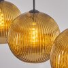 Koyoto Lampadario a sospensione, Lampada a sfera, Lampada a sospensione 30 cm Oro, 3-Luci