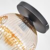 Ripoll Plafoniera, Lampada a sfera Ambrato, Chiaro, 1-Luce