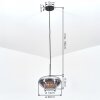 Mertola Lampadario a sospensione, Lampada a sospensione Grigio fumo, 1-Luce