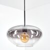 Mertola Lampadario a sospensione, Lampada a sospensione Chiaro, Grigio fumo, 1-Luce