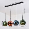 Ripoll Lampadario a sospensione, Lampada a sfera, Lampada a sospensione Blu, Verde, Ramato, 4-Luci