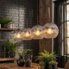Ripoll Lampadario a sospensione, Lampada a sfera, Lampada a sospensione Chiaro, Grigio fumo, 4-Luci
