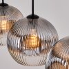 Ripoll Lampadario a sospensione, Lampada a sfera, Lampada a sospensione Chiaro, Grigio fumo, 4-Luci