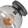 Koyoto Plafoniera, Lampada a sfera 30 cm Grigio fumo, 1-Luce