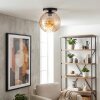 Koyoto Plafoniera, Lampada a sfera 30 cm Ambrato, 1-Luce