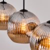 Ripoll Lampadario a sospensione, Lampada a sfera, Lampada a sospensione Cromo, Grigio fumo, 4-Luci