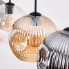 Ripoll Lampadario a sospensione, Lampada a sfera, Lampada a sospensione Ambrato, Chiaro, Grigio fumo, 4-Luci