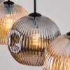 Ripoll Lampadario a sospensione, Lampada a sfera, Lampada a sospensione Ambrato, Grigio fumo, 4-Luci