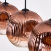 Ripoll Lampadario a sospensione, Lampada a sfera, Lampada a sospensione Chiaro, Ramato, 4-Luci