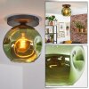 Ripoll Plafoniera, Lampada a sfera Verde, 1-Luce