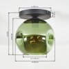 Ripoll Plafoniera, Lampada a sfera Verde, 1-Luce