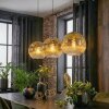 Ripoll Lampadario a sospensione, Lampada a sfera, Lampada a sospensione Oro, Chiaro, 3-Luci