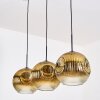 Ripoll Lampadario a sospensione, Lampada a sfera, Lampada a sospensione Oro, Chiaro, 3-Luci