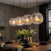 Ripoll Lampadario a sospensione, Lampada a sfera, Lampada a sospensione Cromo, Chiaro, Grigio fumo, 4-Luci