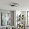 Rarel Plafoniera LED Cromo, Grigio, Argento, Bianco, 1-Luce